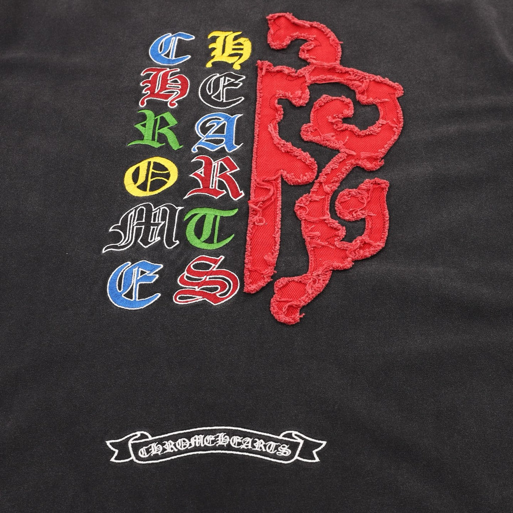 Chrome Hearts Appliqué Embroidered T-Shirt