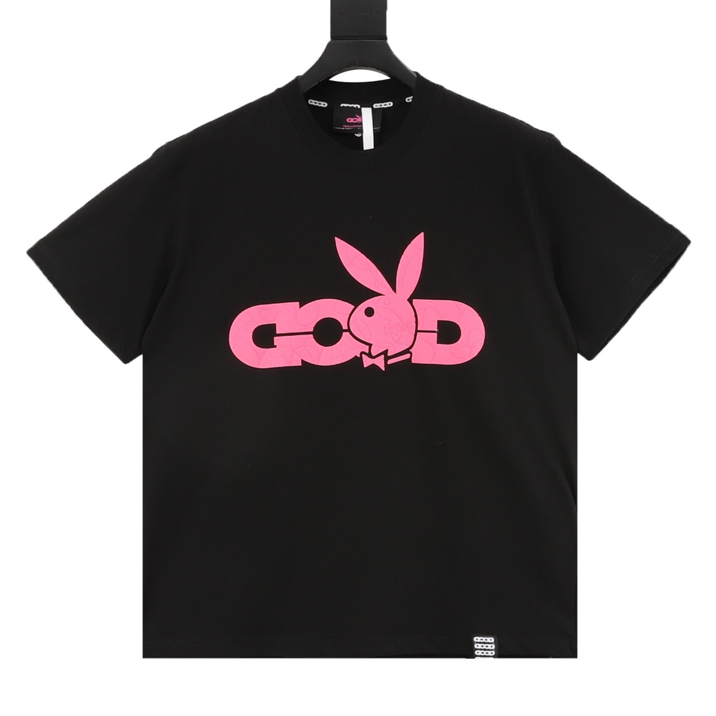GOODBRAND 26SS Playboy Collaboration Foamed Print Short-Sleeve T-Shirt