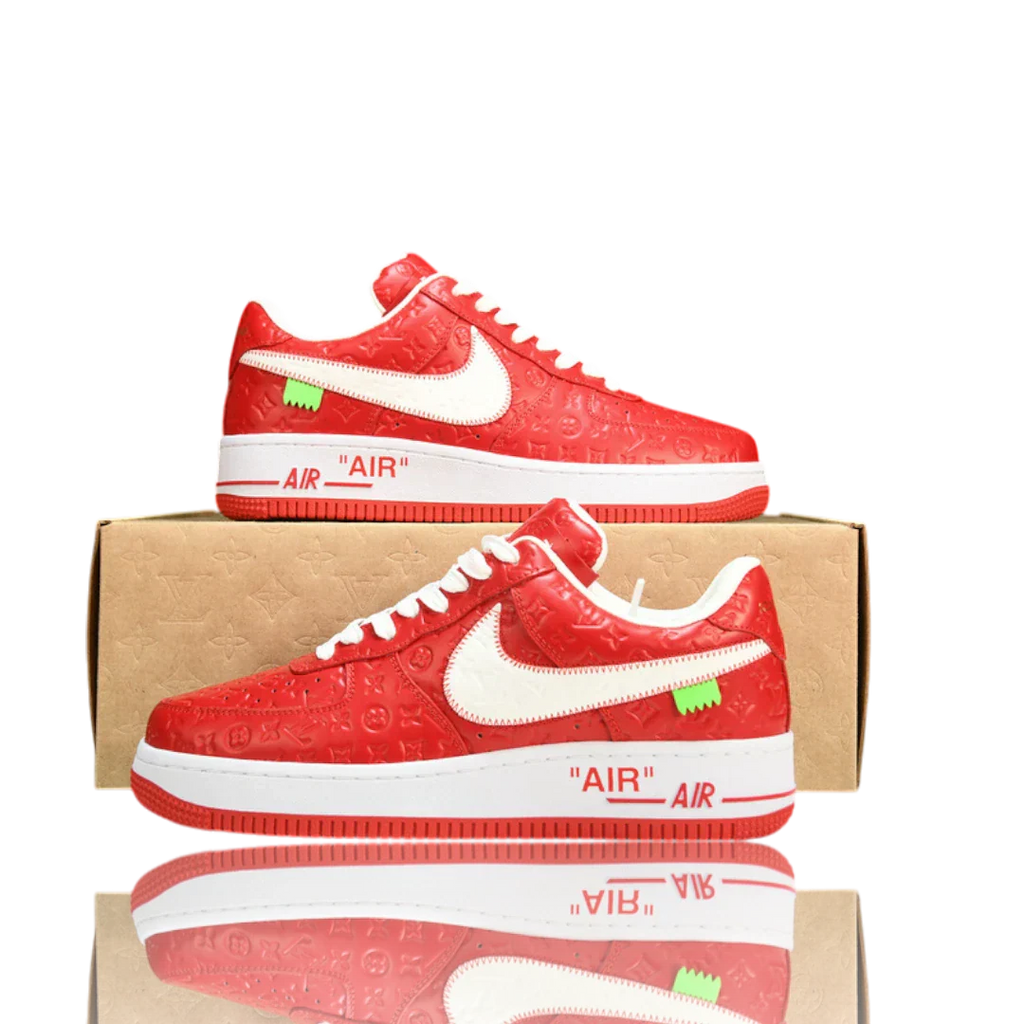 Louis Vuittоп x AF1 By Virgil Abloh 'White Red'
