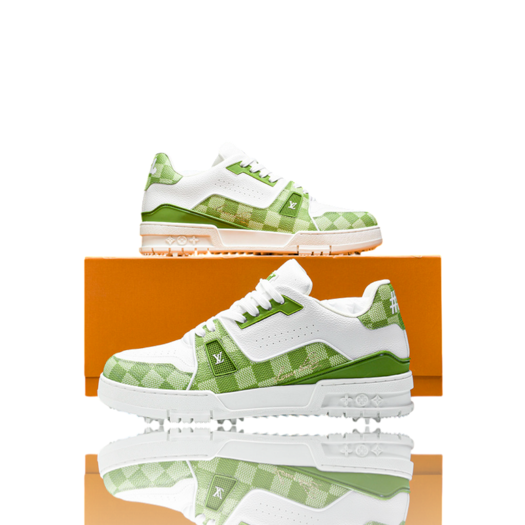 Louis Vuittоп Trainer Golf Shoes Low By Tyler, The Creator 'Green Damier'
