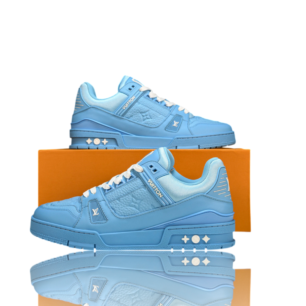Louis Vuittоп Trainer Low 'Monogram Blue Embossed'