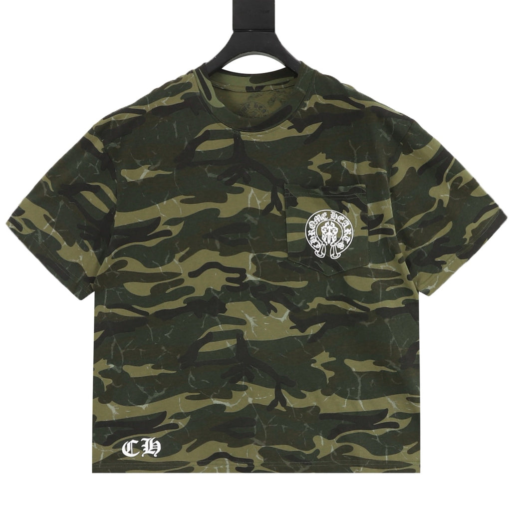 Chrome Hearts Camouflage-Printed T-Shirt