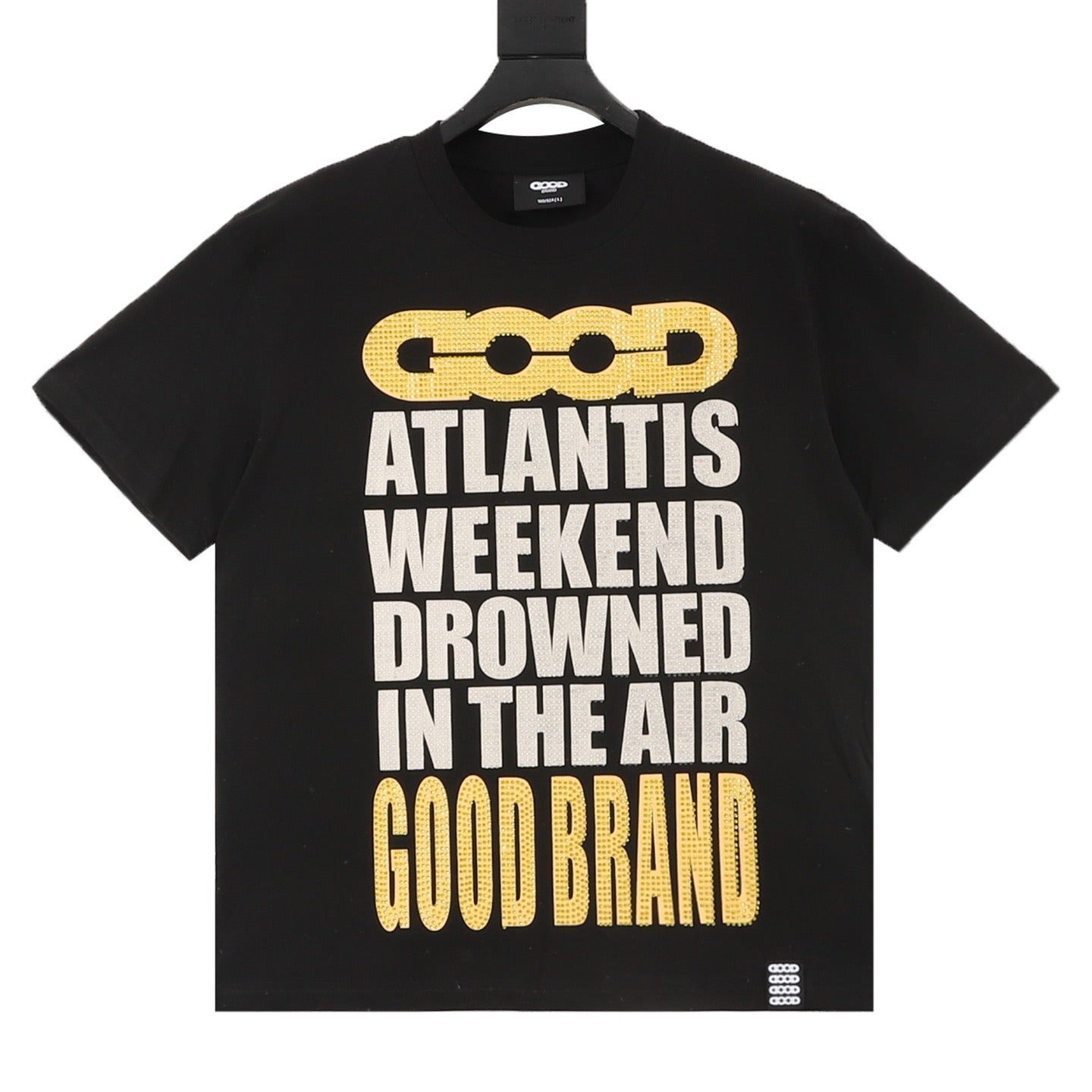 GOODBRAND 26SS Solid-Color Letter Print Short-Sleeve T-Shirt