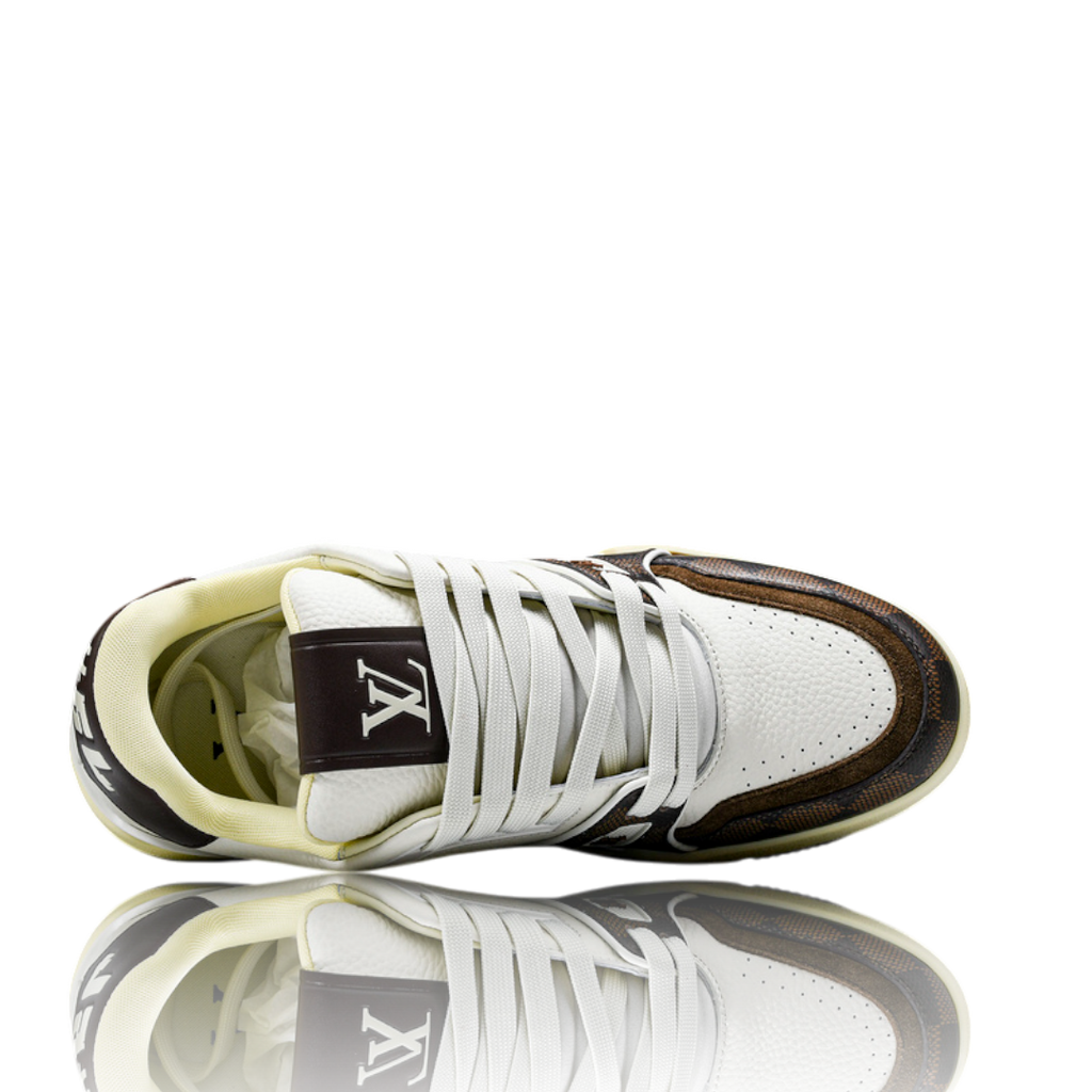 Louis Vuittоп Trainer Low By Tyler, The Creator 'White Mocha Damier'