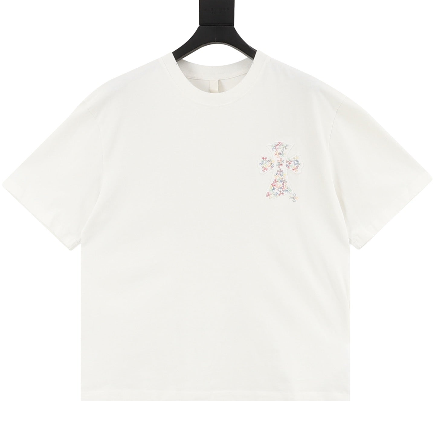 Chrome Hearts Colorful Cross-Stitch T-Shirt