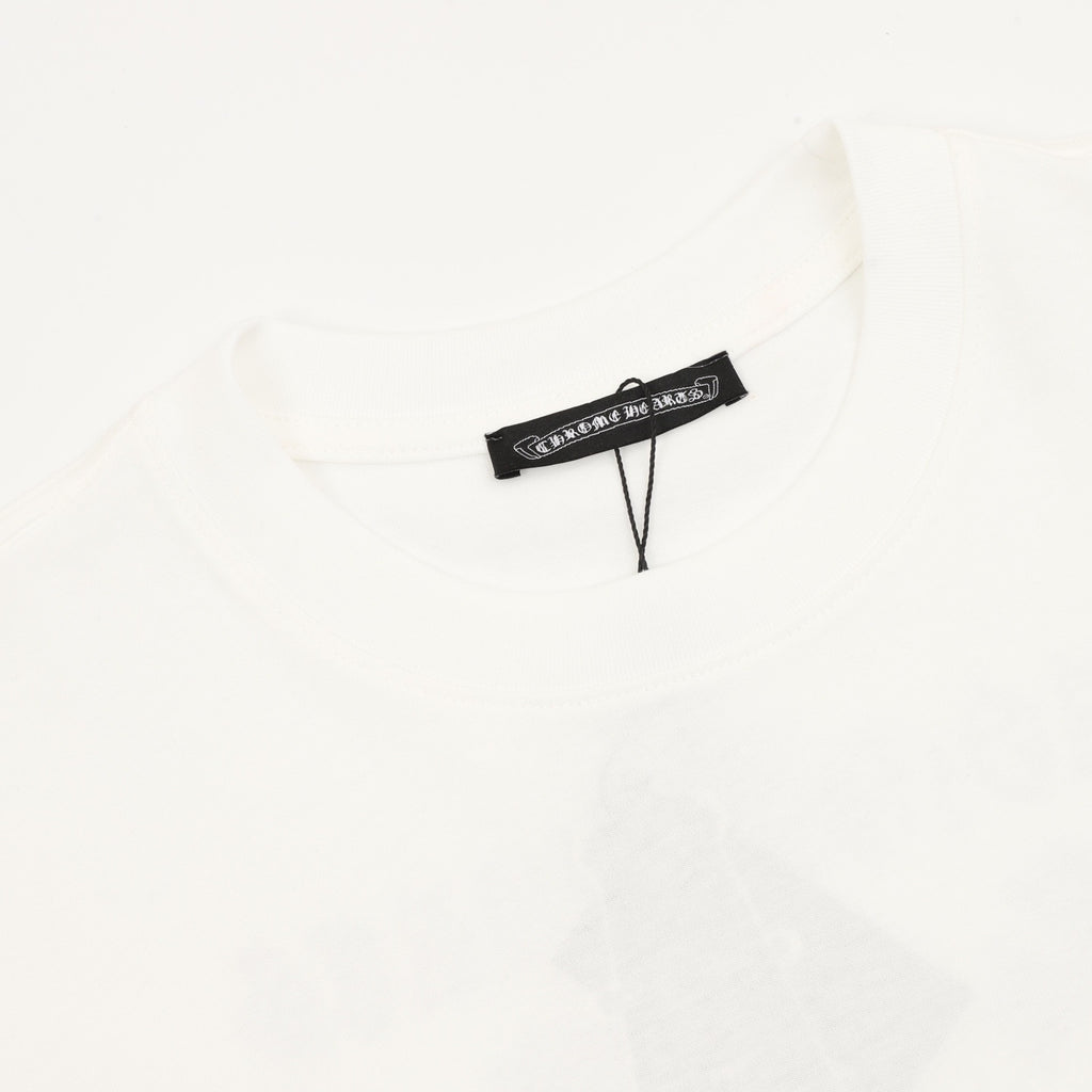Chrome Hearts Black and Red Cross T-shirt