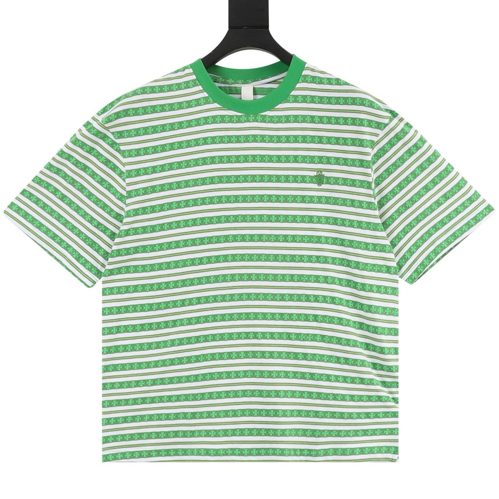 Chrome Hearts Cross-Striped T-Shirt