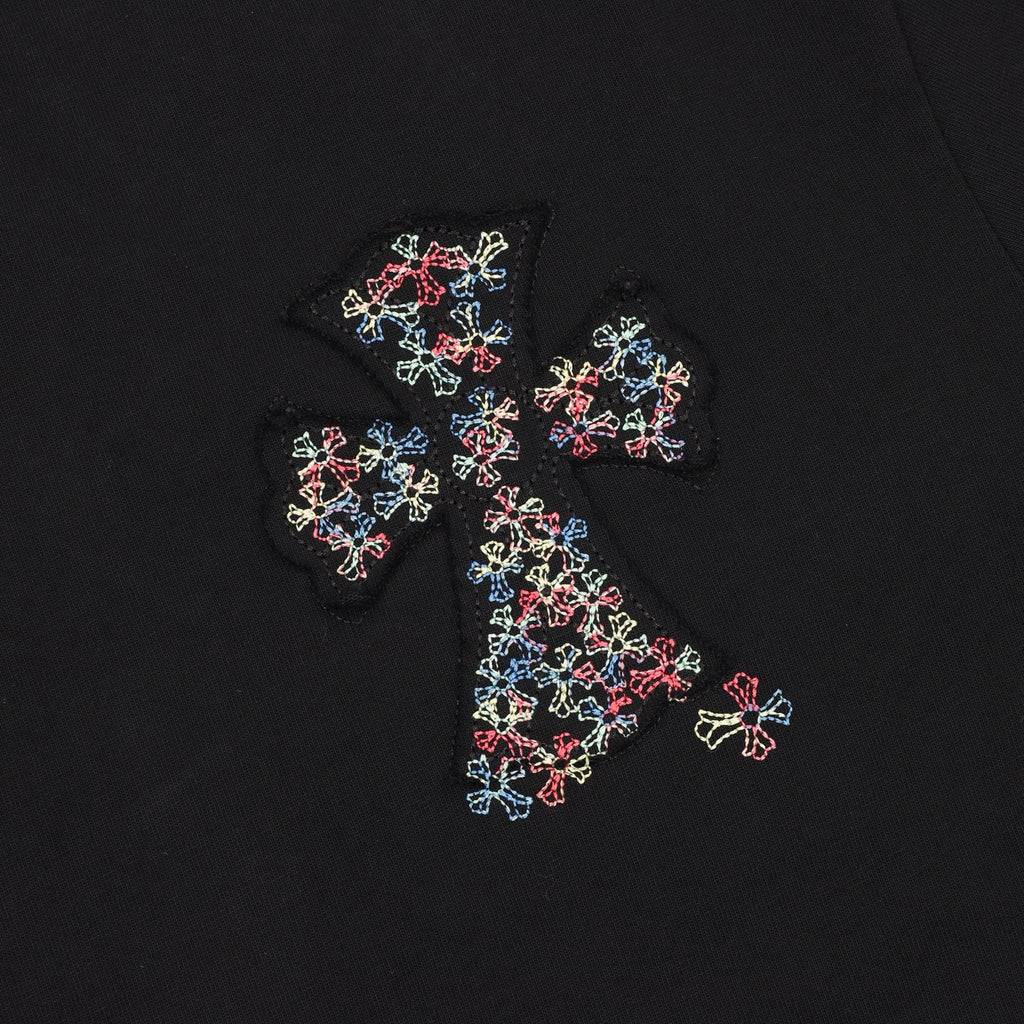 Chrome Hearts Colorful Cross-Stitch T-Shirt