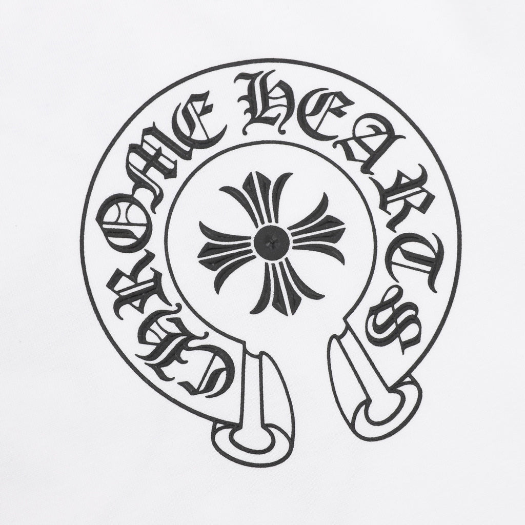 Chrome Hearts Horseshoe Cross Print T-Shirt