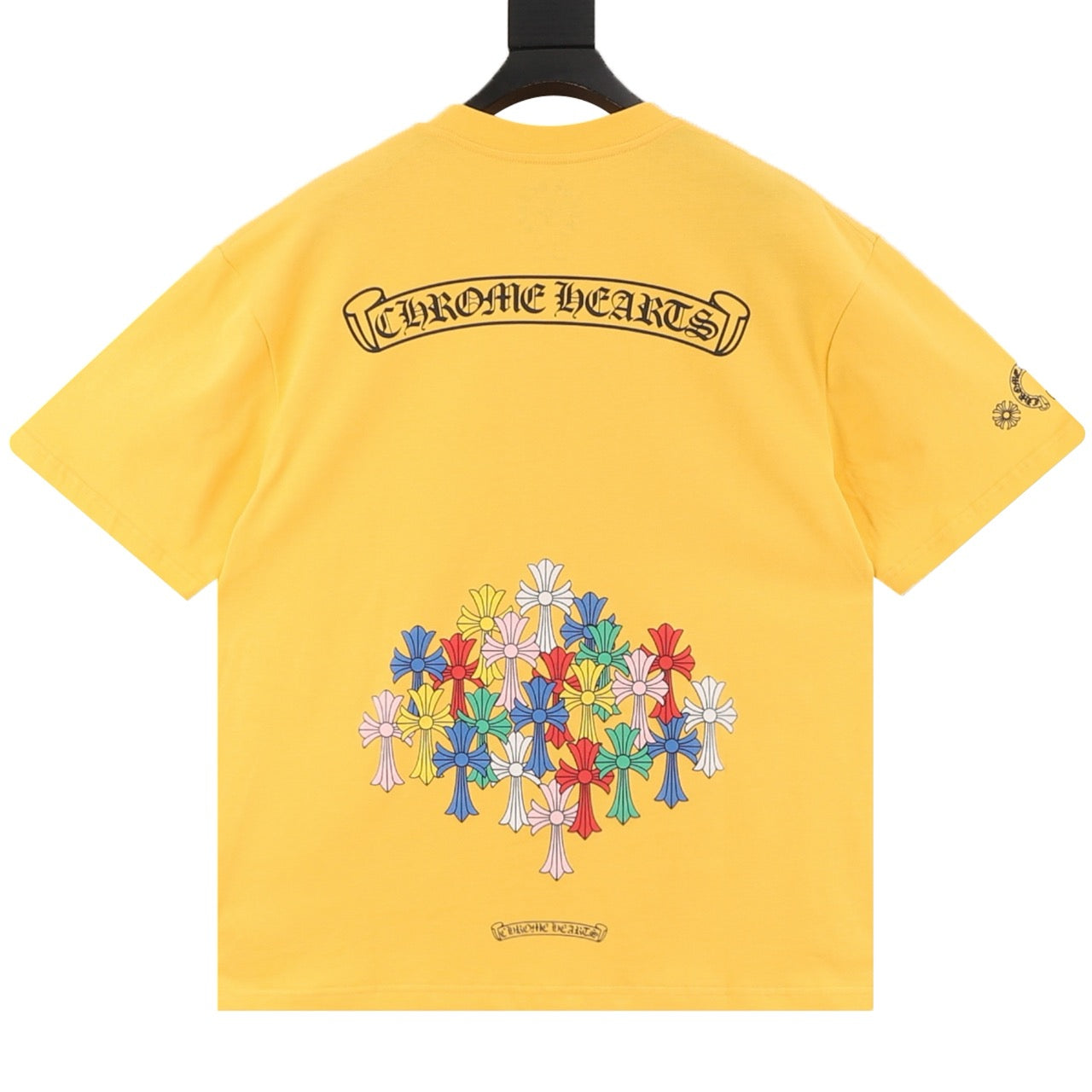 Chrome Hearts Colorful Cross-Print T-Shirt