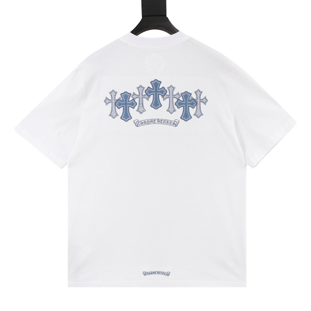 Chrome Hearts Sanskrit Cross Print T-Shirt