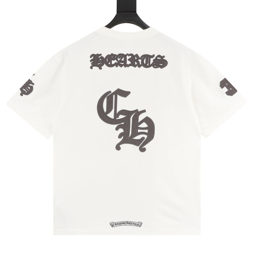 Chrome Hearts Sanskrit Appliqué Embroidered T-Shirt