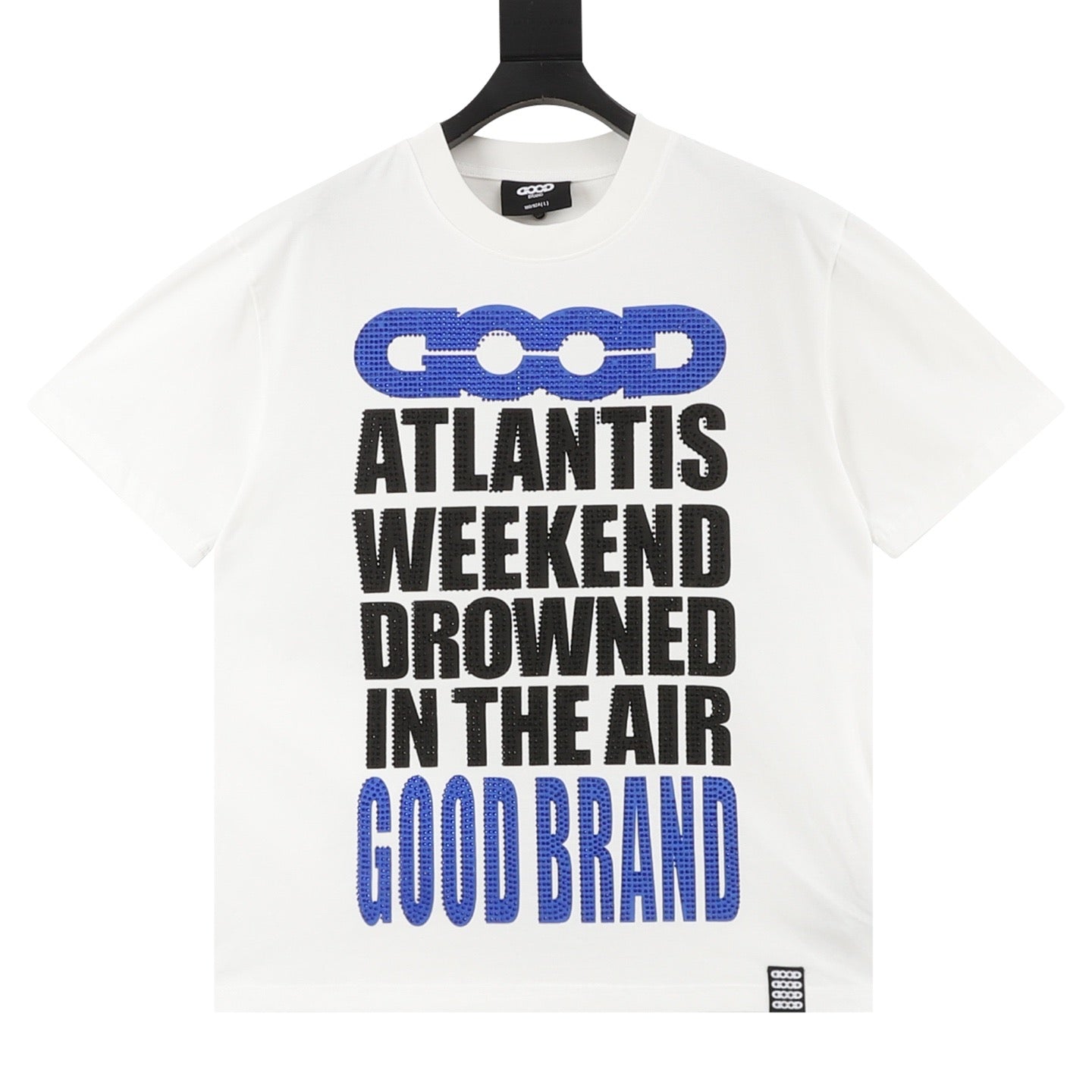GOODBRAND 26SS Solid-Color Letter Print Short-Sleeve T-Shirt