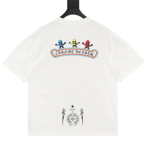 Chrome Hearts Colorful Skeleton T-Shirt