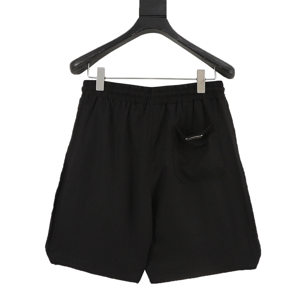 Pantalones cortos bordados con estampado de cruz de Chrome Hearts