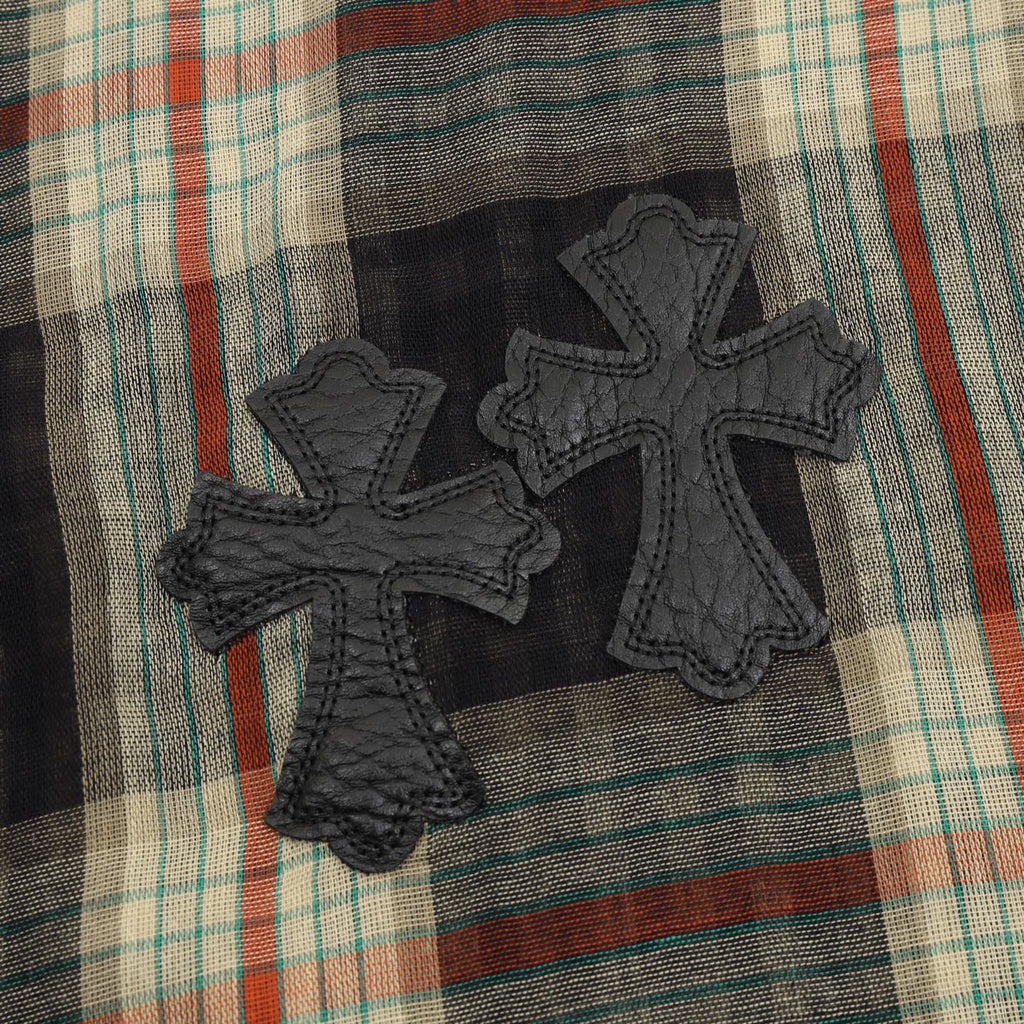 Chrome Hearts Checkered Long-Sleeve Shirt
