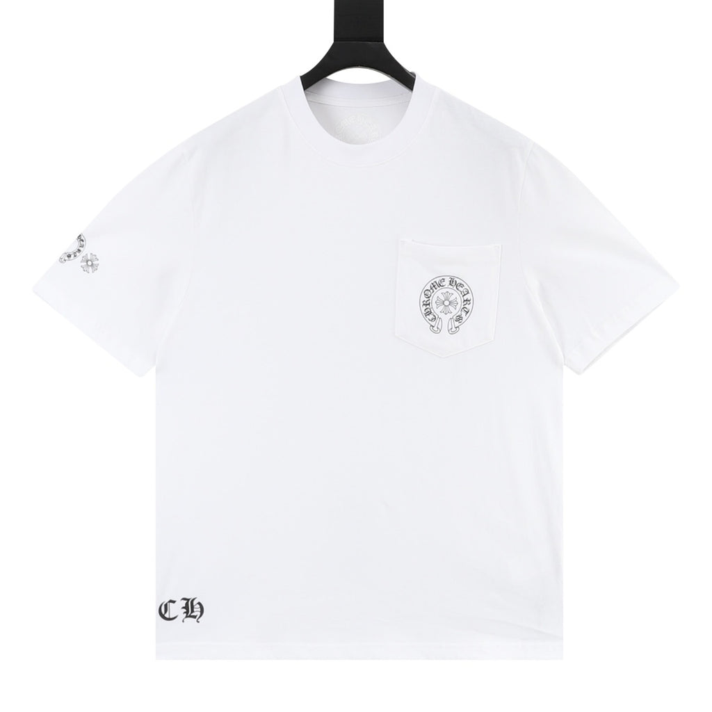 Chrome Hearts Colorful Cross Print T-Shirt