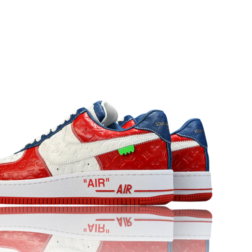 Louis Vuittоп x AF1 By Virgil Abloh 'White Red Blue'