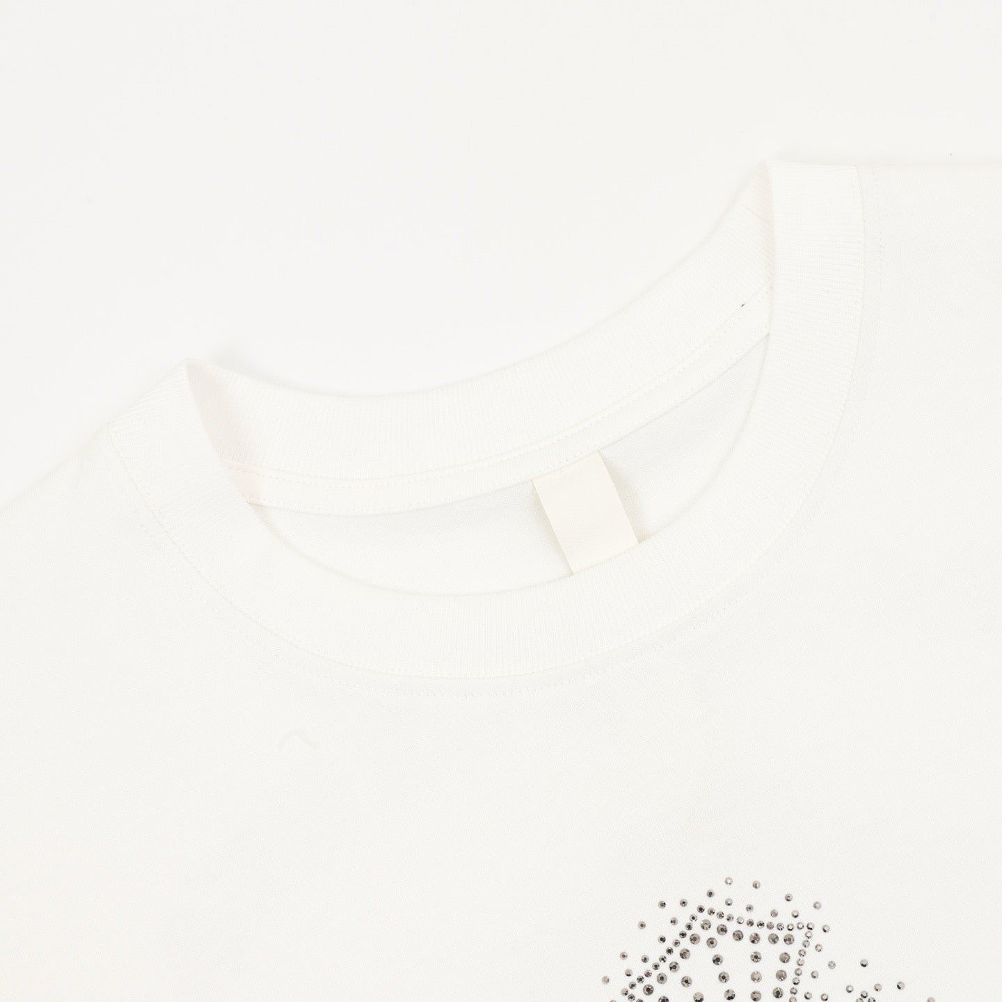 Chrome Hearts Diamond-Studded Cross T-Shirt