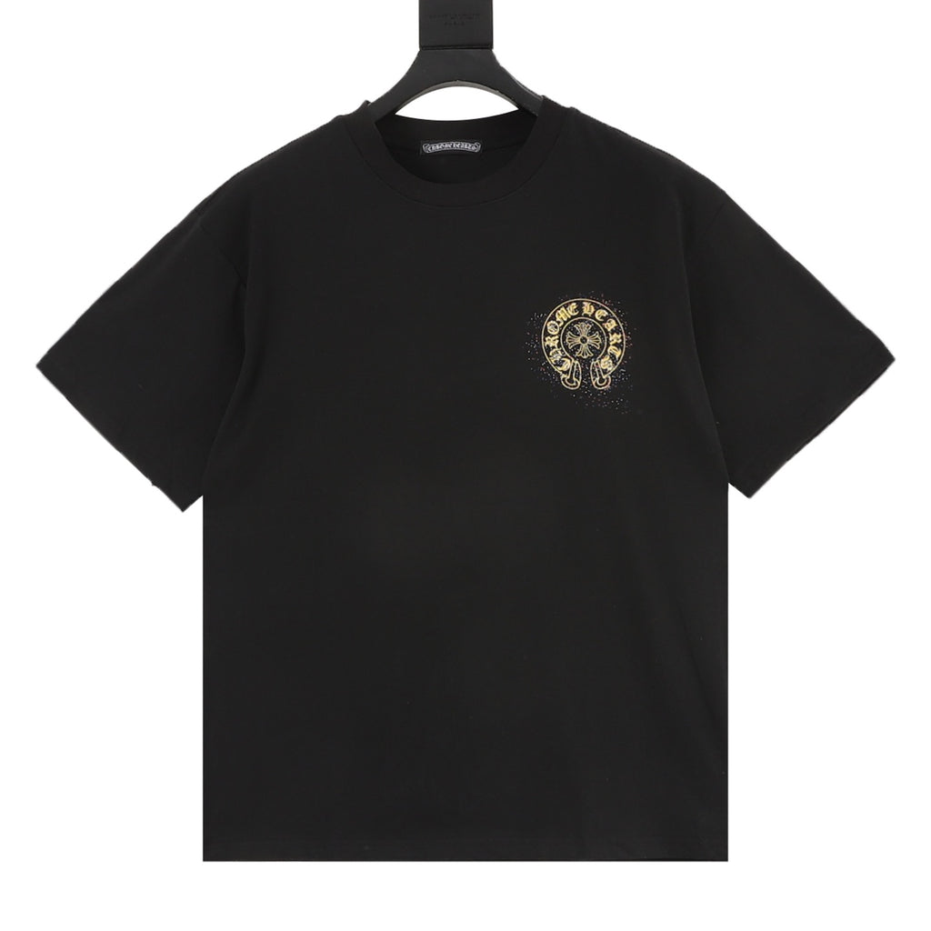 Camiseta Chrome Hearts Horse Hoof con tinta salpicada