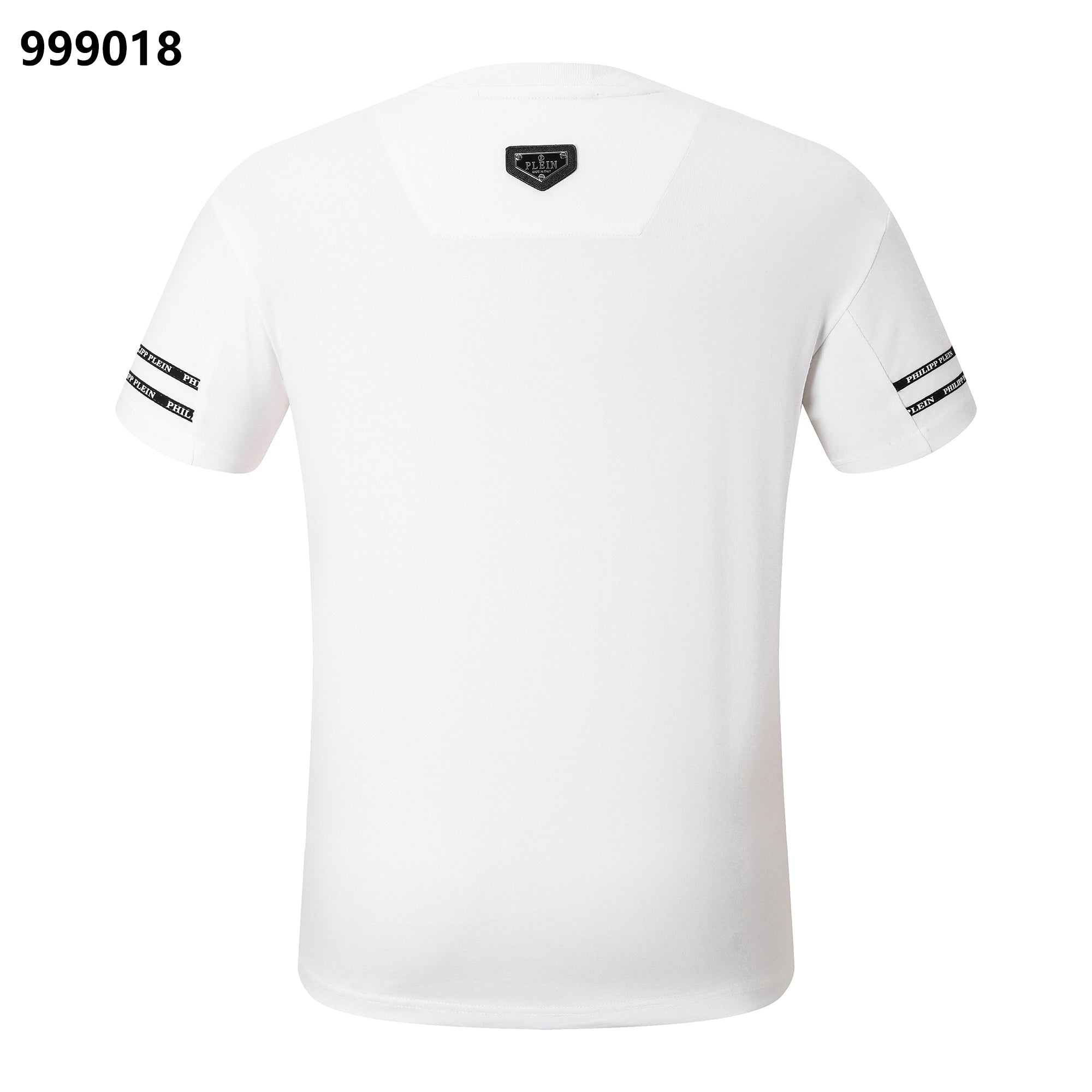 PHILIPP PLEIN Round-Neck T-Shirt with Metal Letters