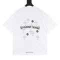 Camiseta de cuello redondo Chrome Hearts Sanskrit Cross