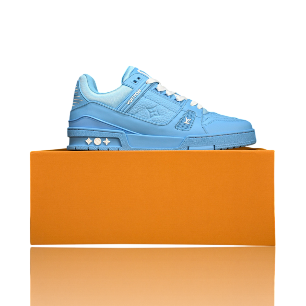 Louis Vuittоп Trainer Low 'Monogram Blue Embossed'