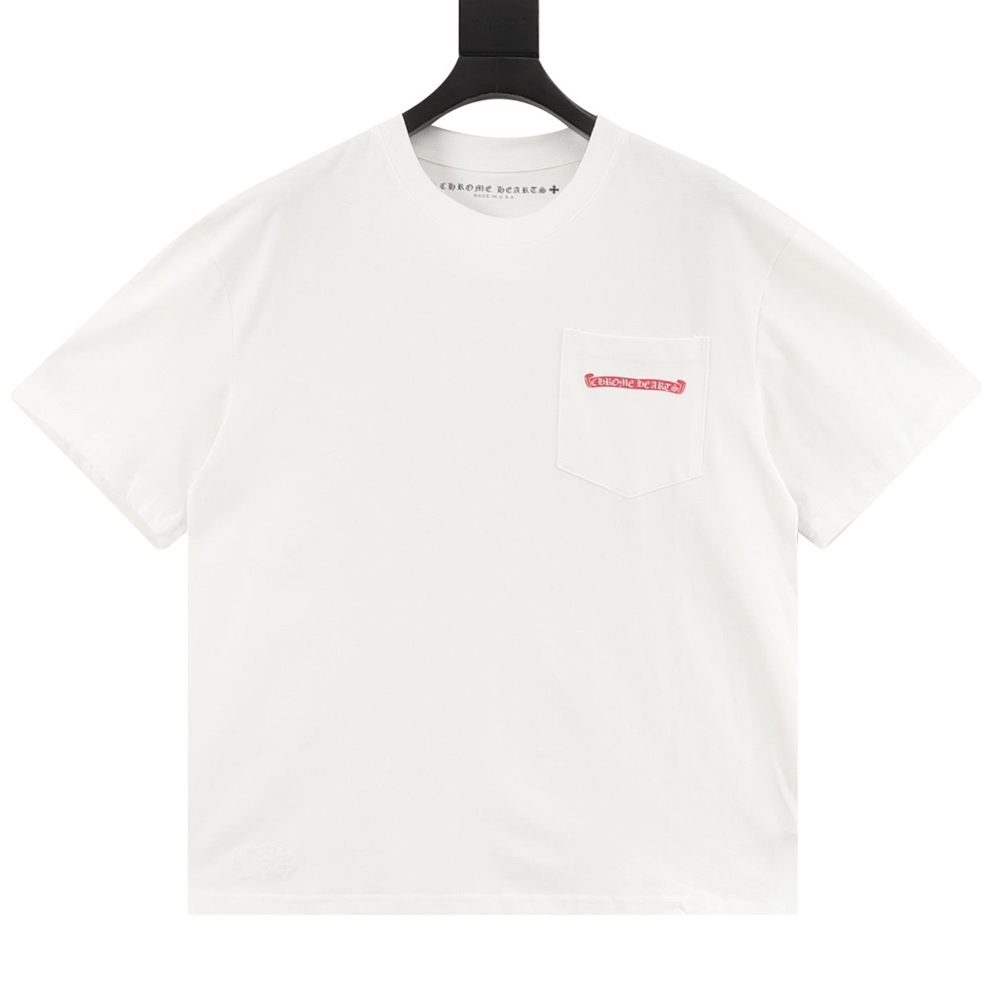 Chrome Hearts Pink Graffiti Print T-Shirt