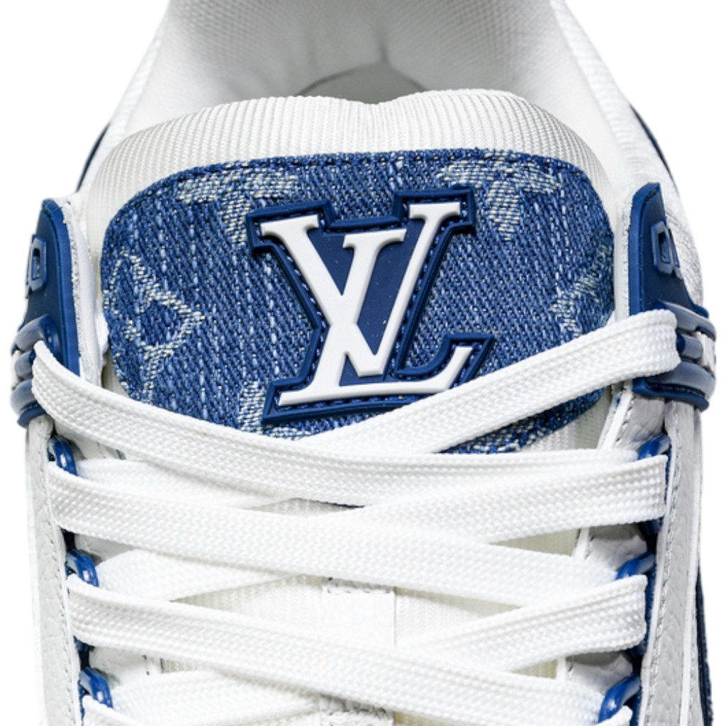 Louis Vuittоп Trainer Low 'Monogram Denim White Blue'