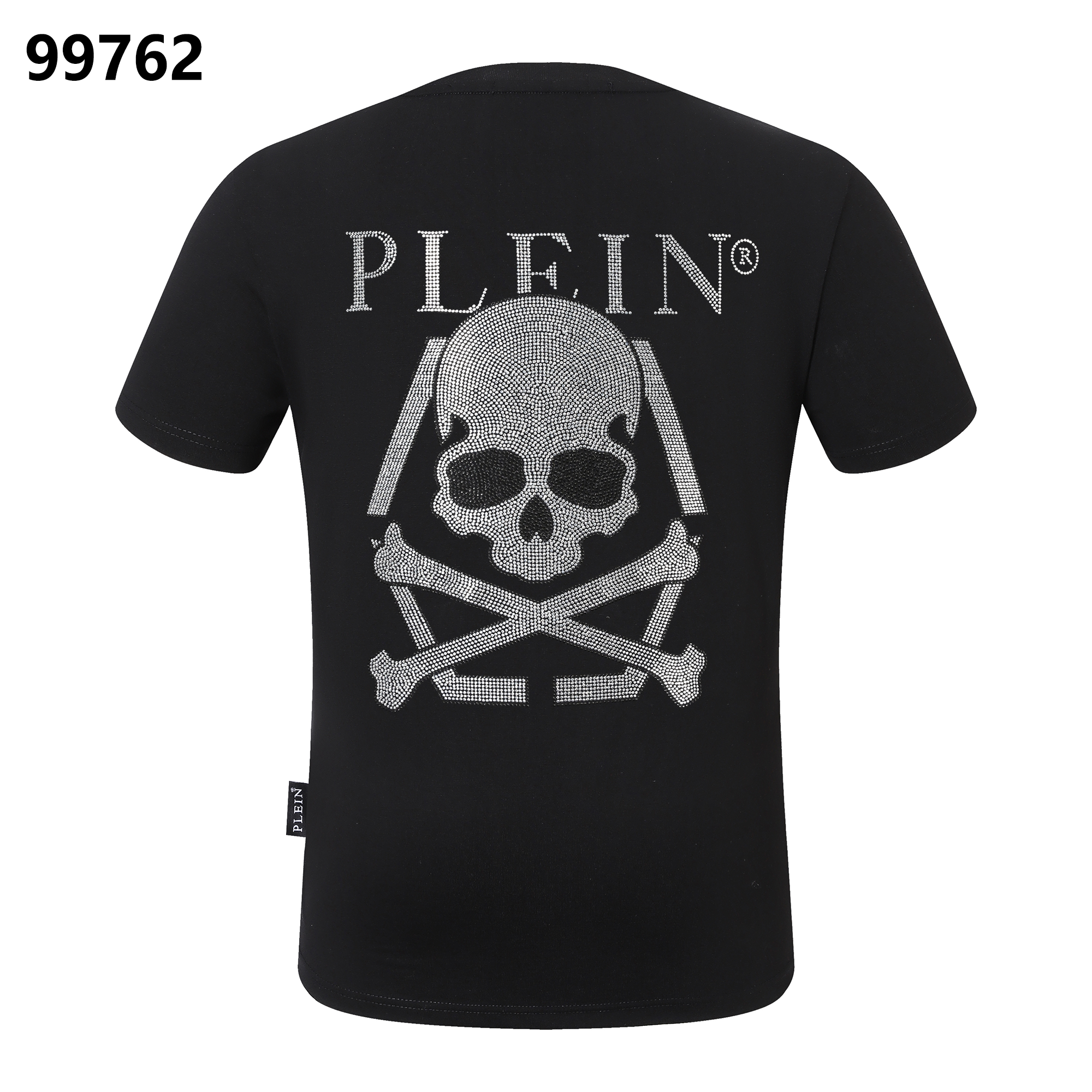 PHILIPP PLEIN Skull-Print Rhinestone-Embellished Crew-Neck T-Shirt