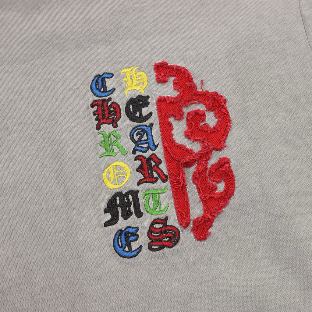 Chrome Hearts Appliqué Embroidered T-Shirt