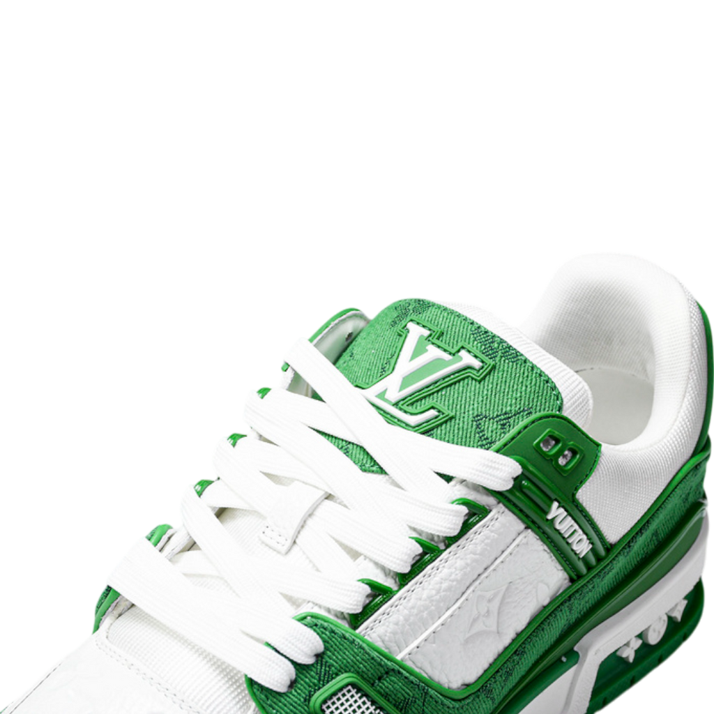 Louis Vuittоп Trainer Low 'Monogram Denim White Green'