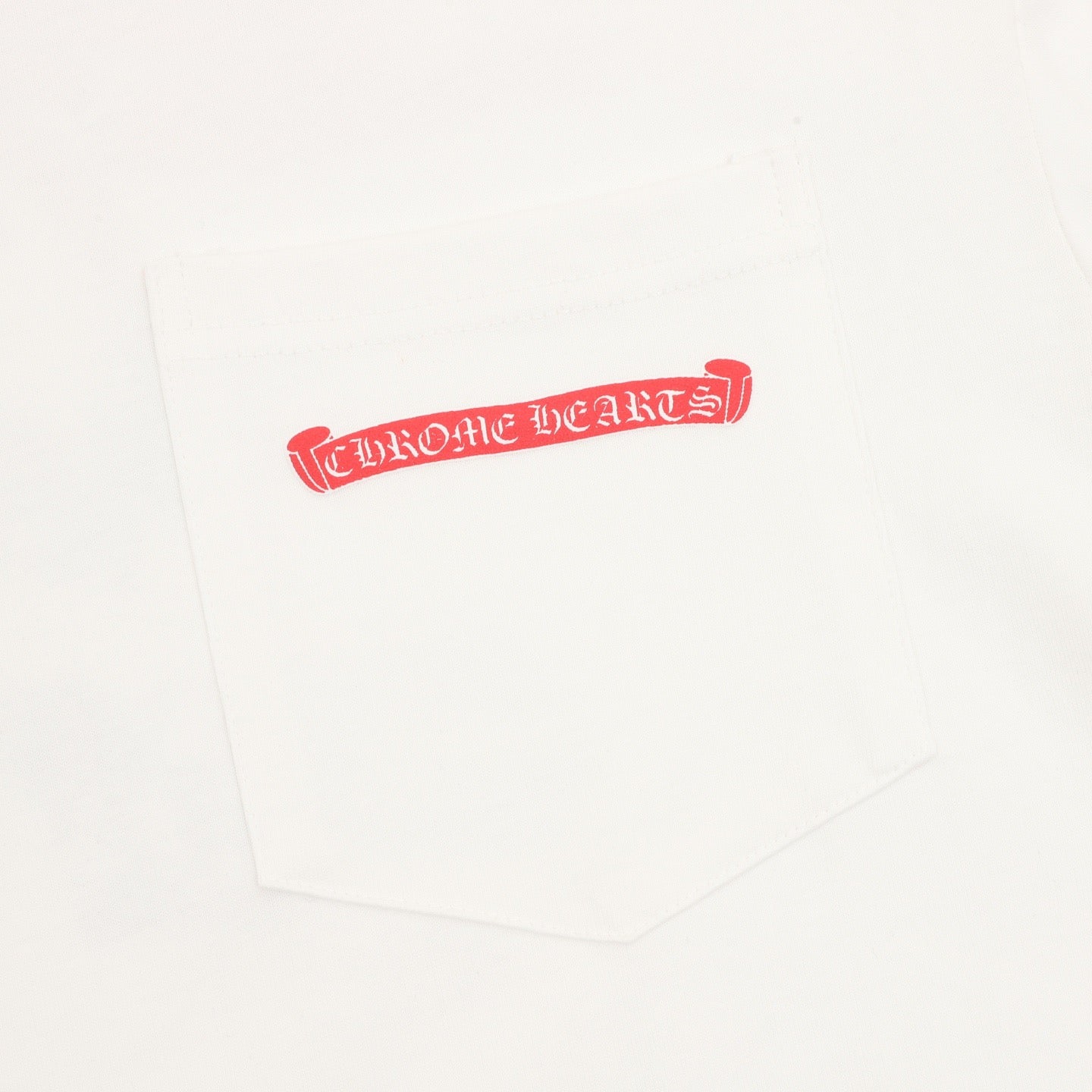 Chrome Hearts Pink Graffiti Print T-Shirt