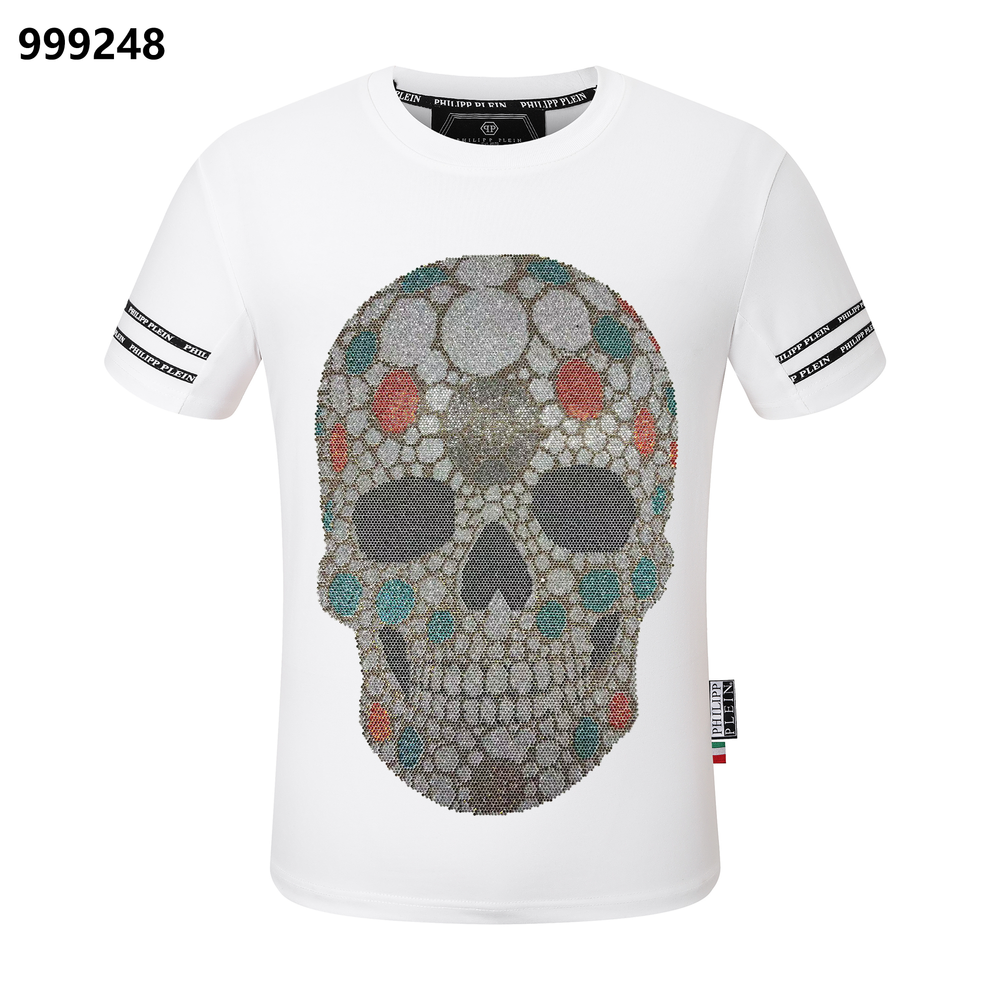 PHILIPP PLEIN Skull-Print Crew-Neck T-Shirt