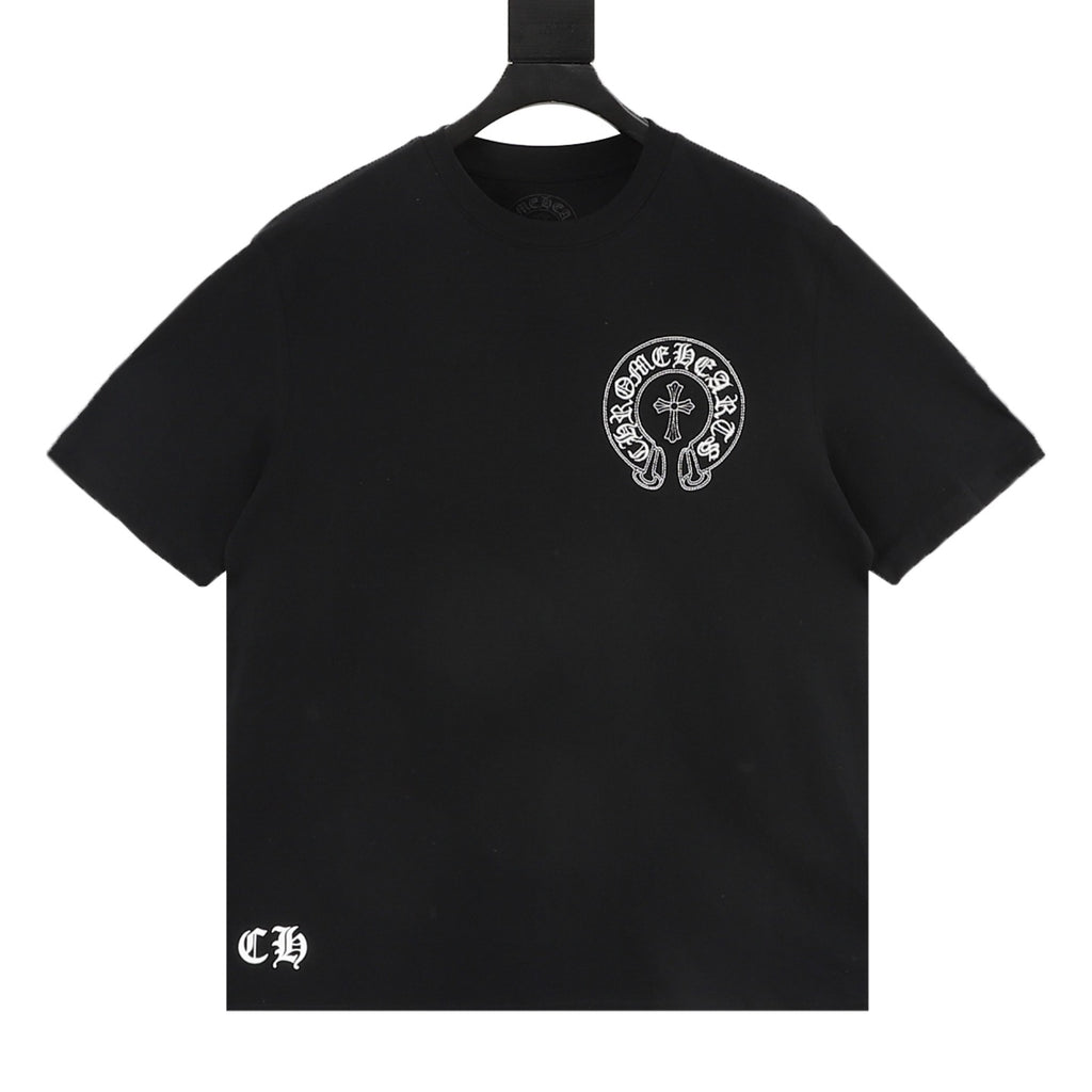 Chrome Hearts Sanskrit Cross Round-Neck T-Shirt