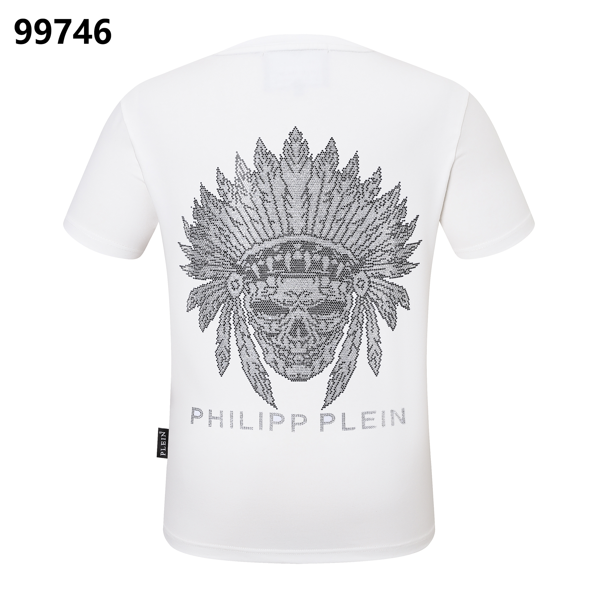 PHILIPP PLEIN Gradient-Printed Skull Crew Neck T-Shirt