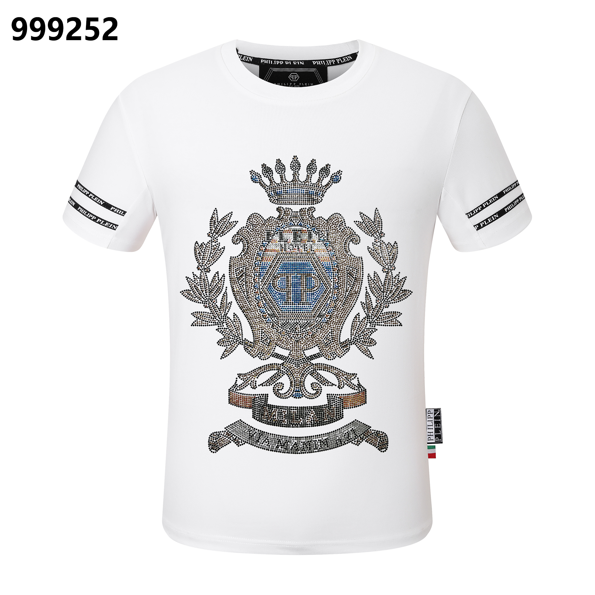 PHILIPP PLEIN Crown-Print Crew-Neck T-Shirt