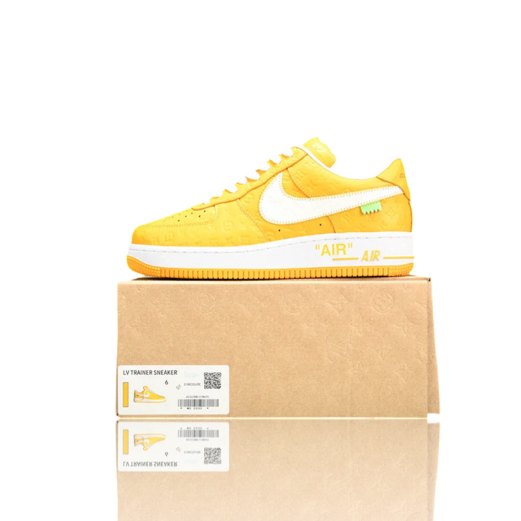Louis Vuittоп x AF1 By Virgil Abloh 'White Yellow'