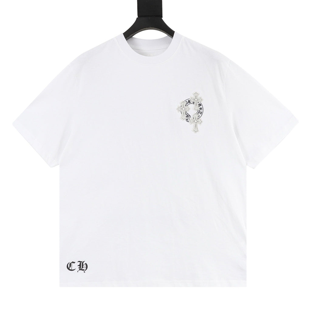 Chrome Hearts Sanskrit Cross Round-Neck T-Shirt