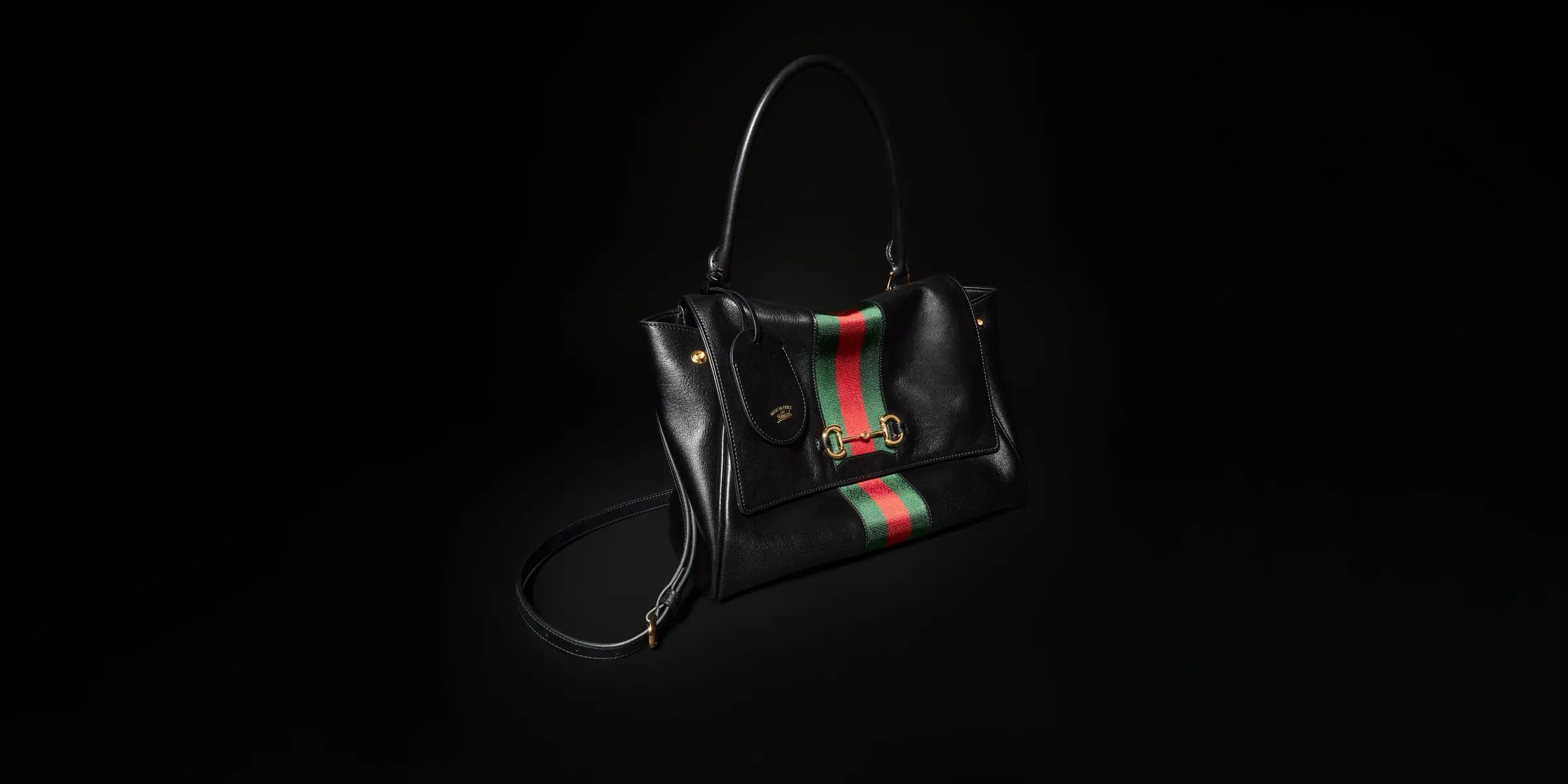 Gucci Paparazzo Series Medium Tote Bag Black