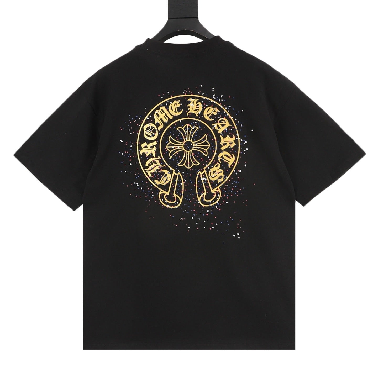 Camiseta Chrome Hearts Horse Hoof con tinta salpicada