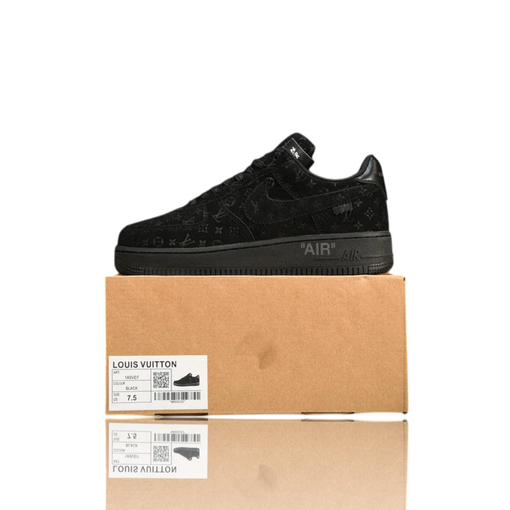 Louis Vuittоп x AF1 By Virgil Abloh ‘Black’