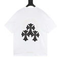 Camiseta de cuello redondo Chrome Hearts Sanskrit Cross