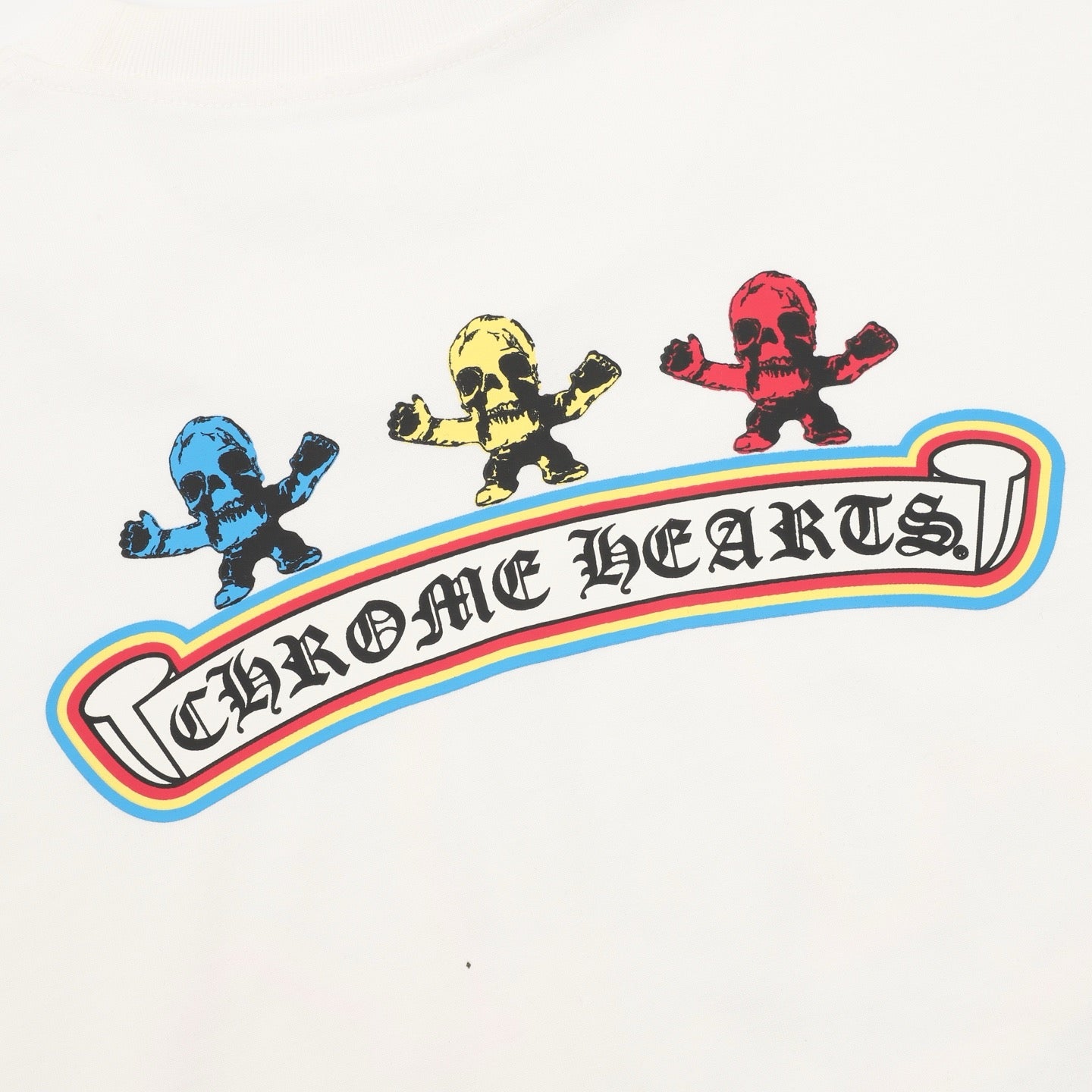 Chrome Hearts Colorful Skeleton T-Shirt
