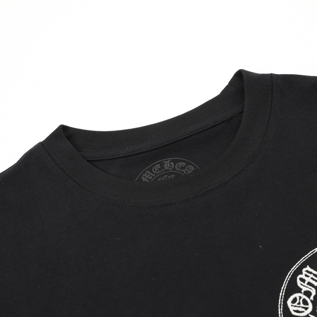 Chrome Hearts Sanskrit Cross Round-Neck T-Shirt