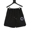 Pantalones cortos bordados con estampado de cruz de Chrome Hearts