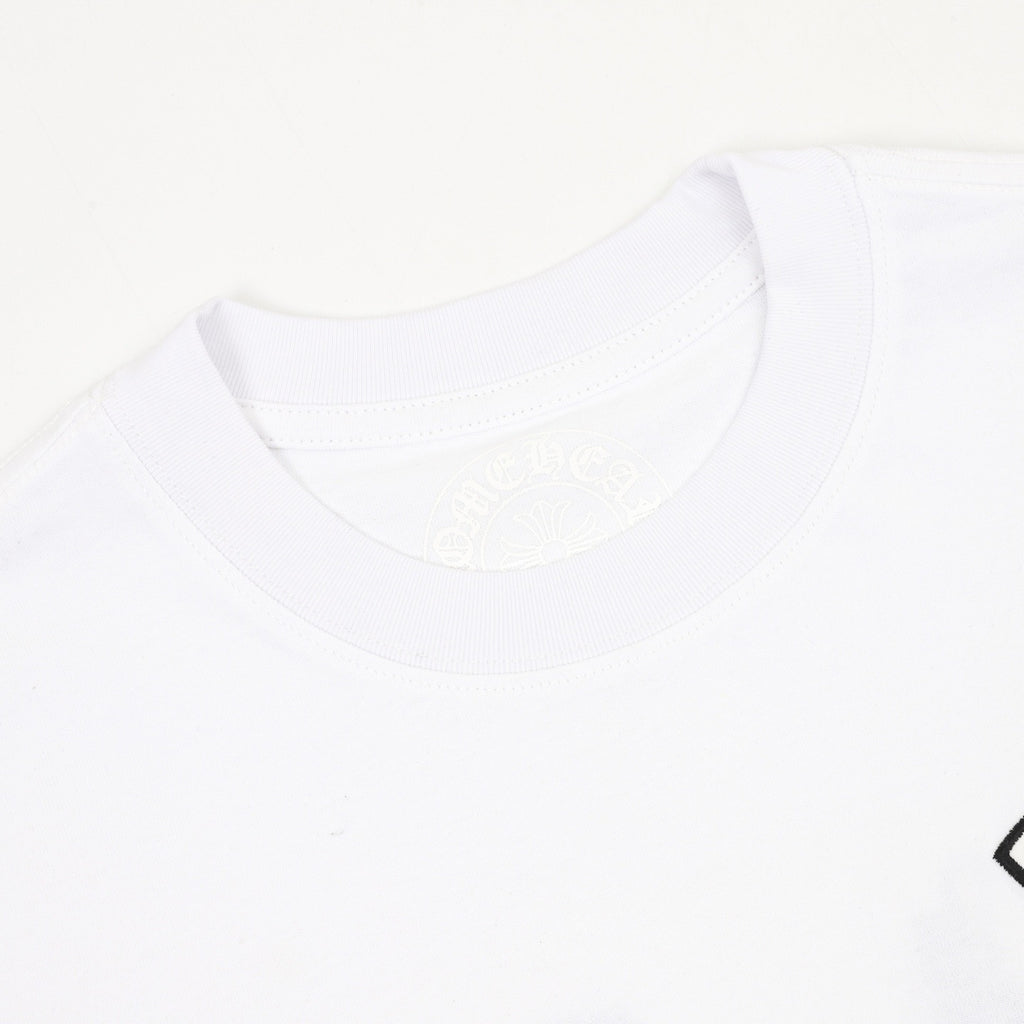 Chrome Hearts Front and Back Embroidered Crewneck T-Shirt