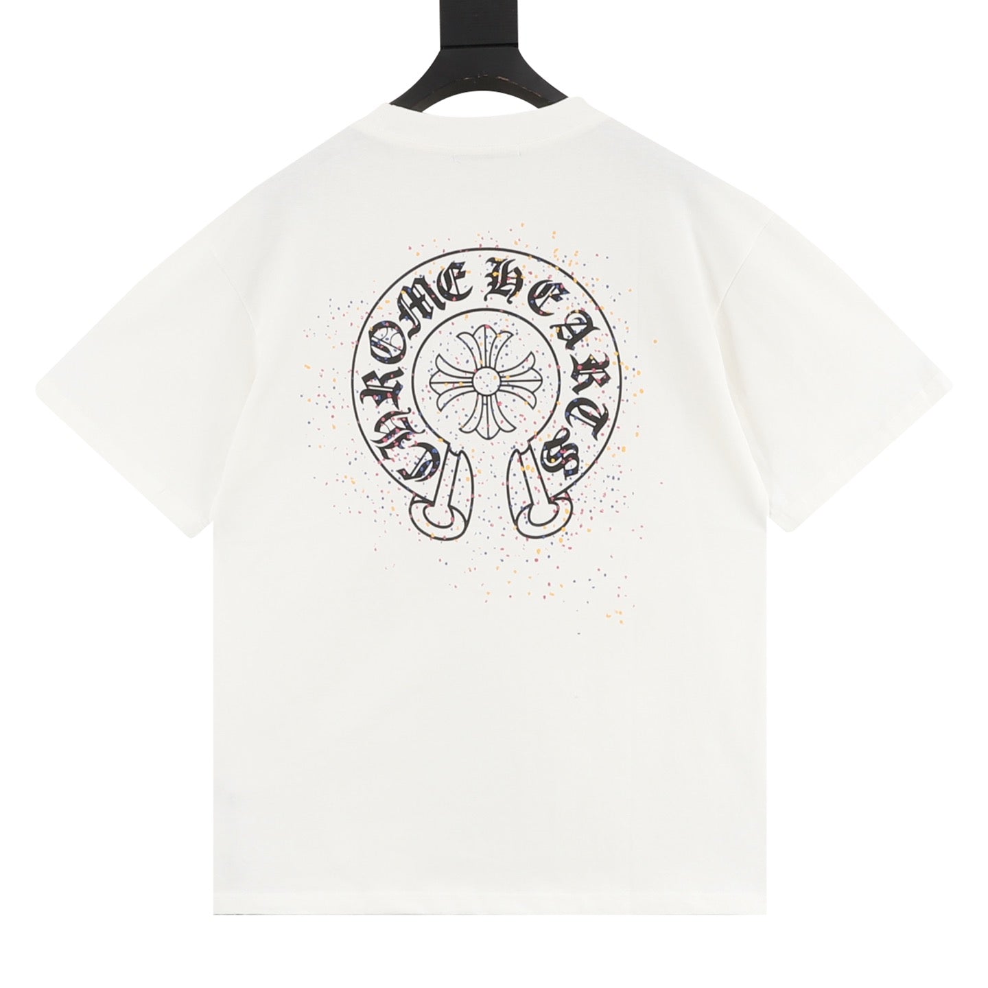 Camiseta Chrome Hearts Horse Hoof con tinta salpicada