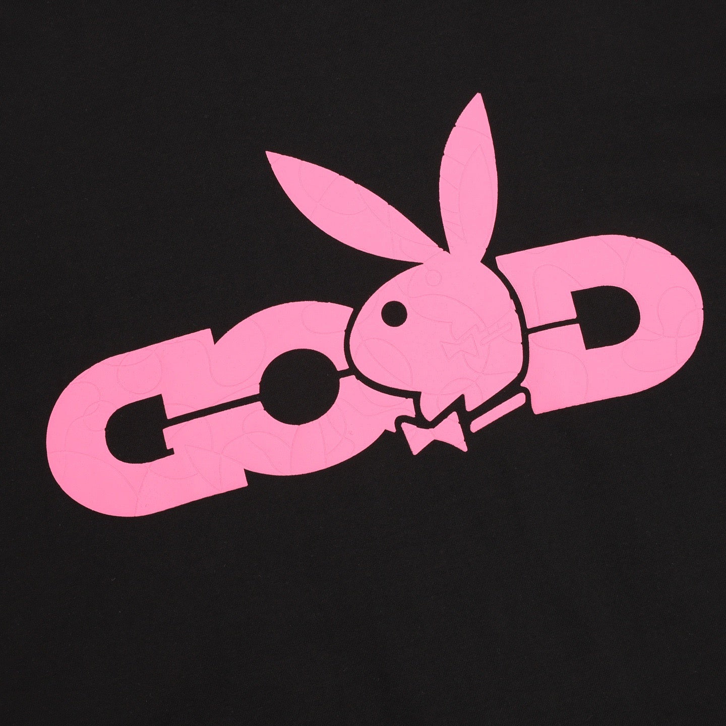 GOODBRAND 26SS Playboy Collaboration Foamed Print Short-Sleeve T-Shirt