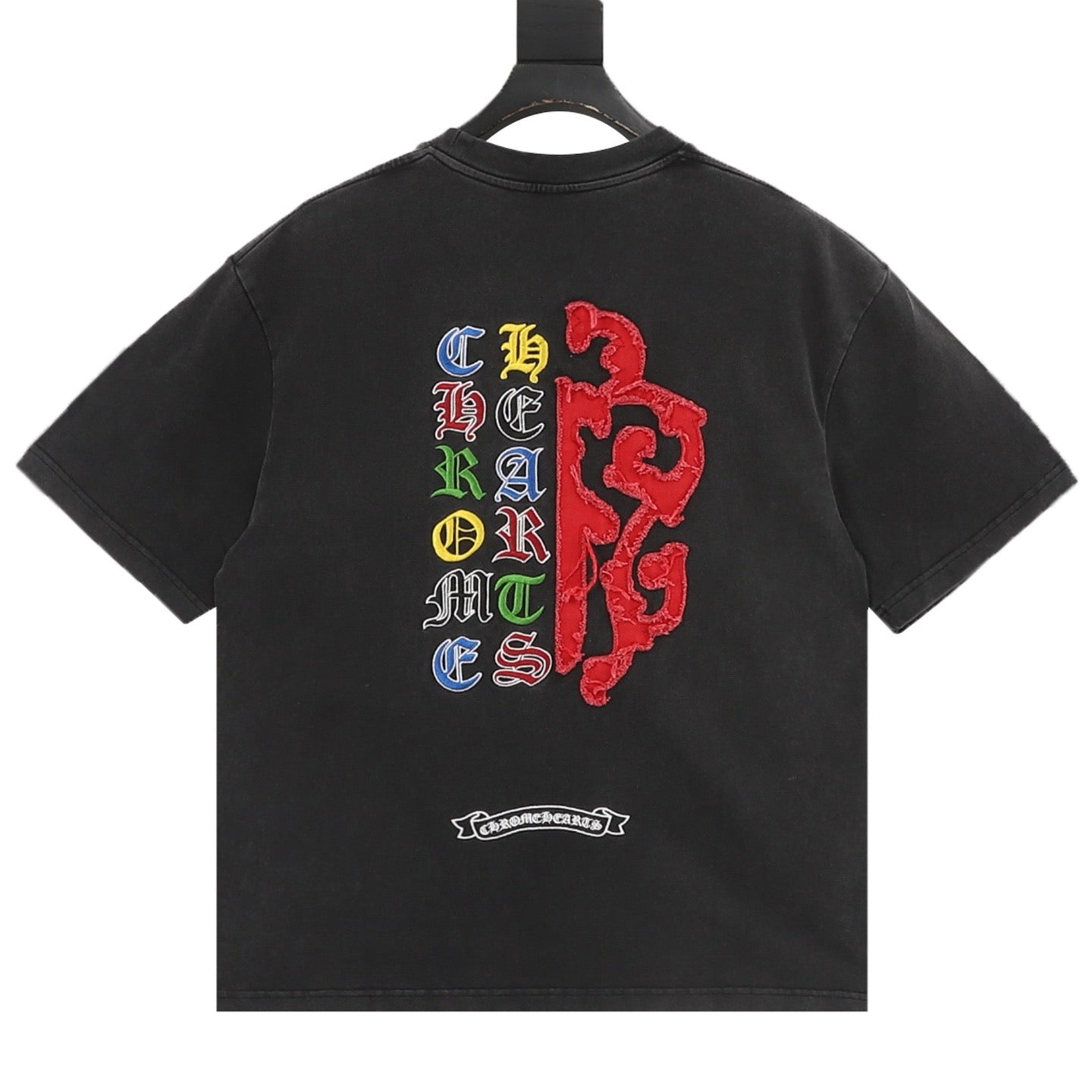 Chrome Hearts Appliqué Embroidered T-Shirt